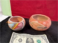 2 NATIVE AMERICAN POTS