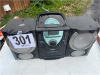 Coby Portable Radio with Cassette Player & CD