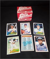 1989 Topps Traded Complete Set Case Fresh.