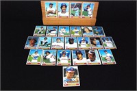 1979 Topps Baseball Rangers Team Lot