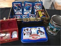 Baseball collector tins