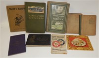 Lot of Antique Books & Adv Booklets