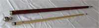 Pool Stick Walkig Cane 34" Long