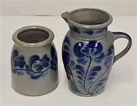 Eldreth Blue Decorated Salt Glaze Stoneware