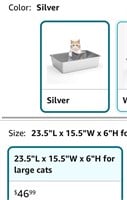 Stainless Steel Cat Litter Box