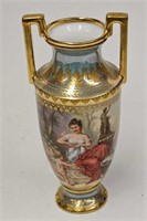 Royal Vienna Portrait Vase (signed Wagner)