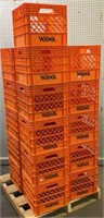 (21) Vintage Wawa Plastic Dairy Crates