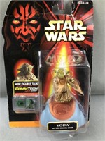 Star Wars episode I yoda with Jedi council chair