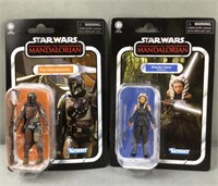 Star Wars the mandalorian figure and Ahsoka tano