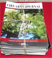 APPROX. 40 - CANADIAN FIREARMS JOURNALS MAGAZINES