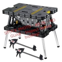 Keter portable folding work table tool workbench