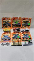 6 new sealed matchbox cars