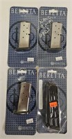 Gun - (4) New Beretta Magazines