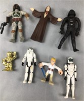 Star Wars figures includes C-3PO and others
