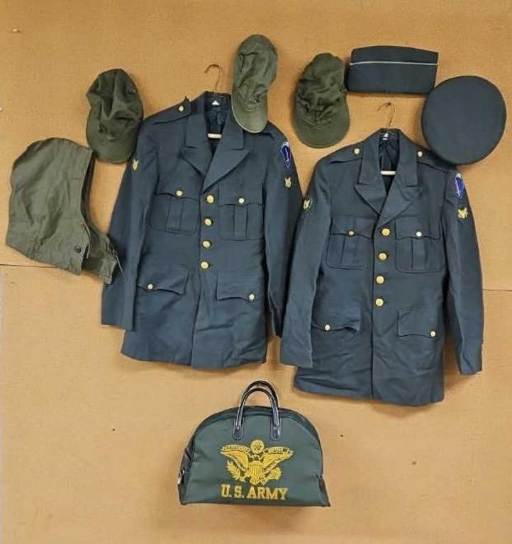 Military - Vietnam Era Army Jackets Hats & Bag