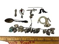 Antique Vintage Silver Jewelry Lot
