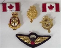 ASSORTED CANADIAN PINS & BADGES