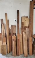 Variety of Walnut Lumber