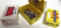 LOT OF 38 CAL  &  224 BULLETS AS LISTED