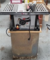 10 " Table Saw on Wood Stand