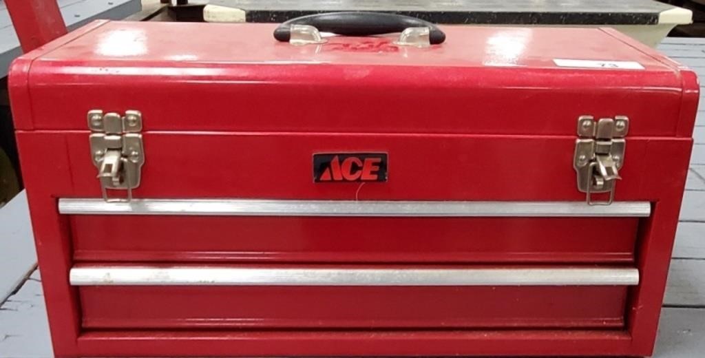 Ace 20" Metal Tool Box