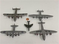 Aviation:  Vintage Dinky Die Cast Airplane Models