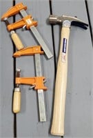Carpenters Hammer & Clamps