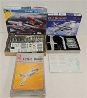 Aviation - (3) Aircraft Plastic Model Kits