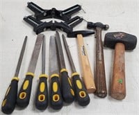 Files, Hammers, Corner Clamps