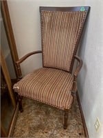 Vintage side chair, damage on cushion