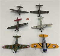 Aviation: 1:72 Die Cast WWII Fighter Plane Models