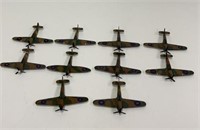 Aviation: Die Cast WWII Spitfire Plane Models