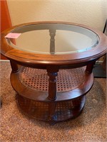 Oval three tier  side table#302