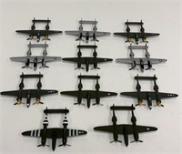 Aviation: Die Cast WWII P-38 Fighter Plane Models