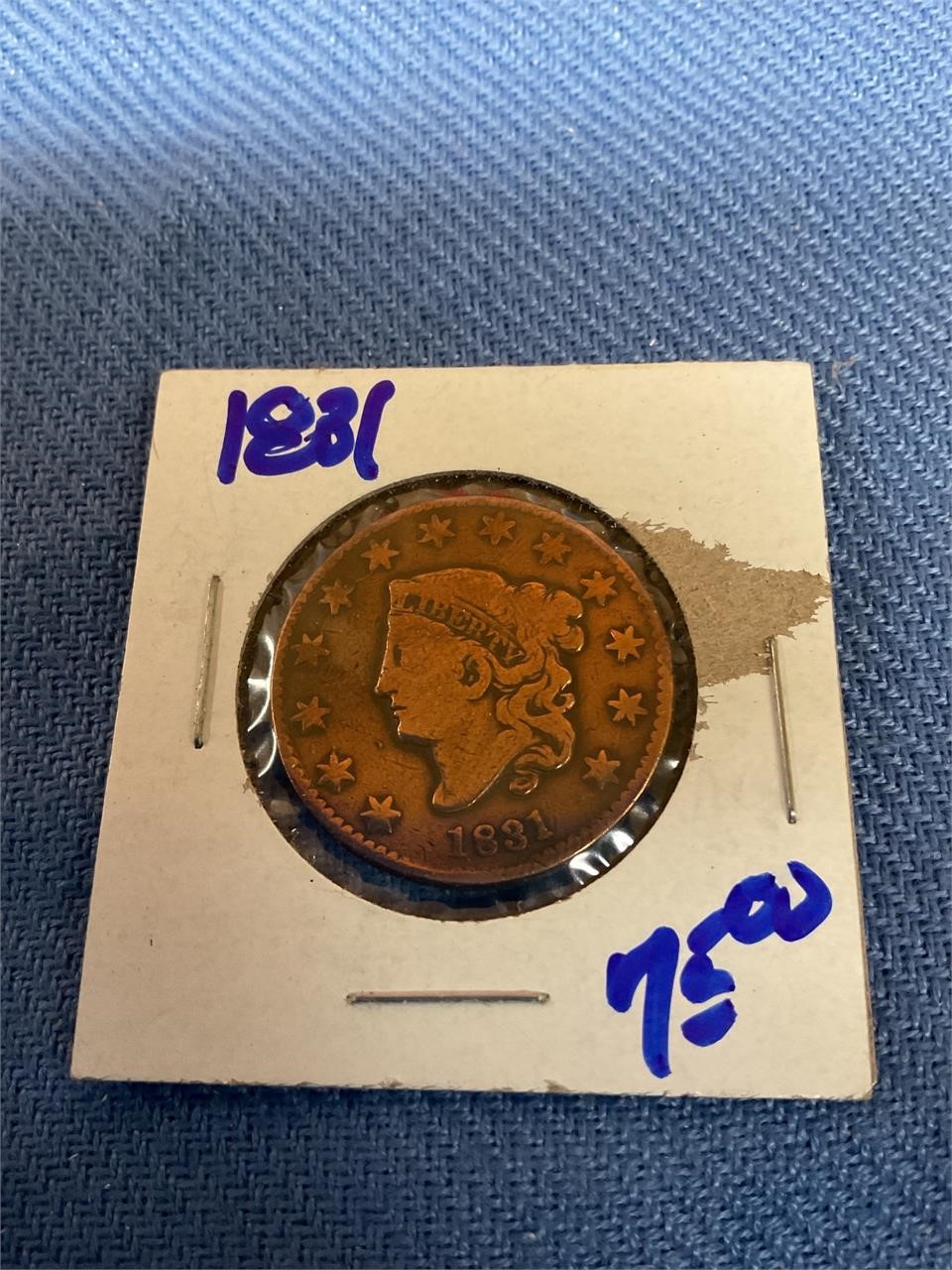 Liberty large penny 1831