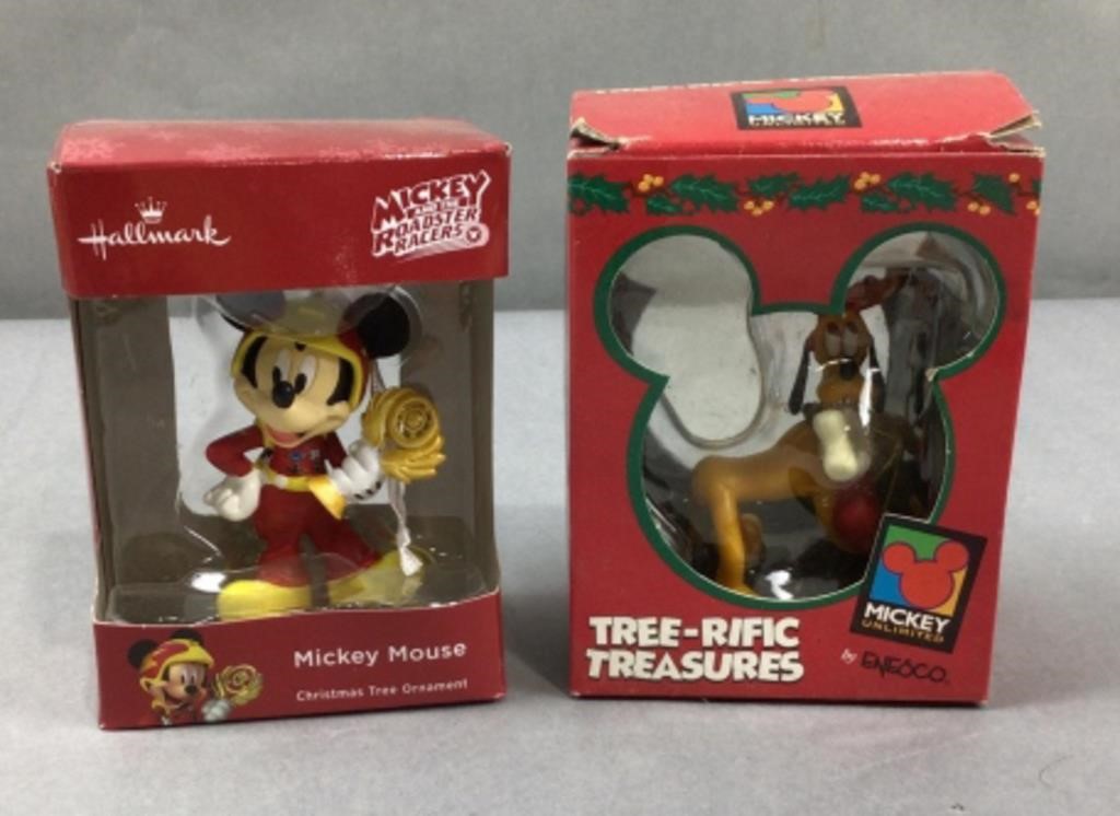 Hallmark Mickey and the roadster racers and tree