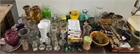 HUGE Tabletop Lot - Wedding Decor - VASES Glasswar