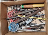 Flat of Drill Bits, Chisels & Punches