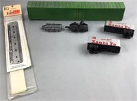 HO scale tyco piggy back trailers and laser kit