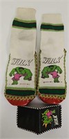 1978 Incredible Hulk Slipper Socks & Wallet