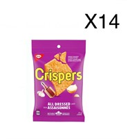 Pack of 14 Crispers, All Dressed Flavour, Salty