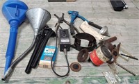 Rivet Tools, Funnels, Wire Brushes
