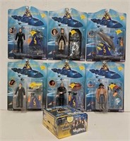 (6 Diff) Sea Quest Action Figures & Trading Cards