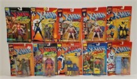 (10) Asst  Marvel Toy Biz  X-Men" Action Figures