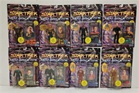 (8) Diff 1993 Star Trek Space Nine  Action Figures