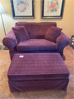 Land loveseat with hide a bed and ottoman #304