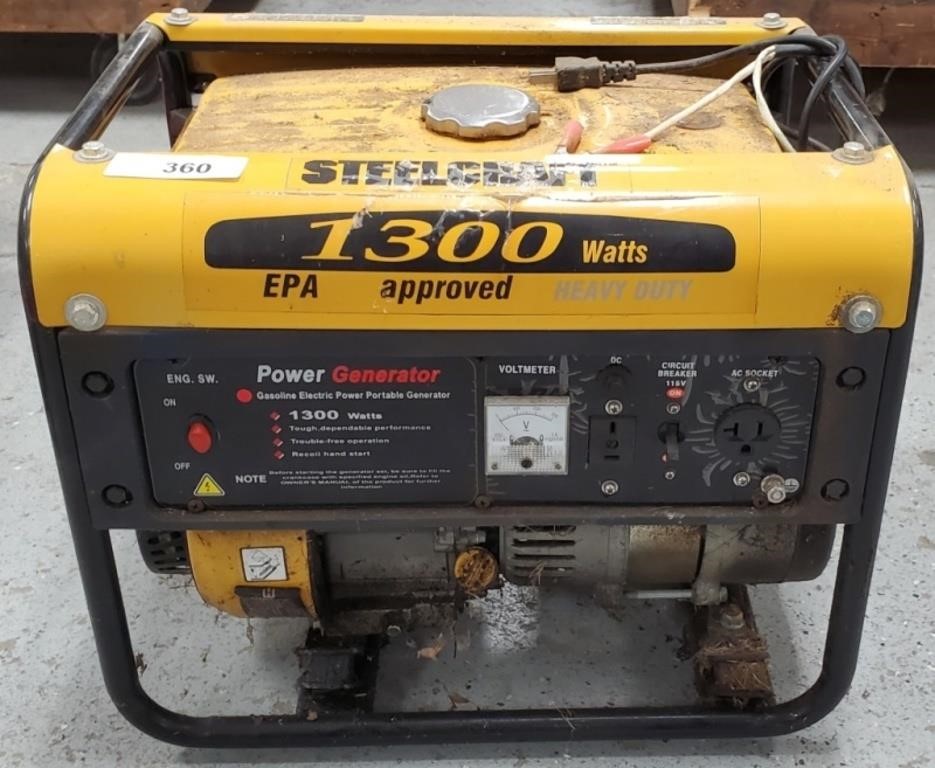 Steelcraft 1300 Watt Generator