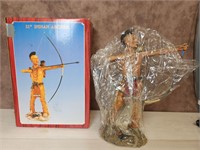 21" Tall Indian Archer W/ Box
