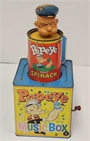 1953 Mattel Popeye Jack N' Box
