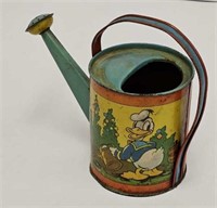 1938 Tin Litho Donald Duck Watering Can